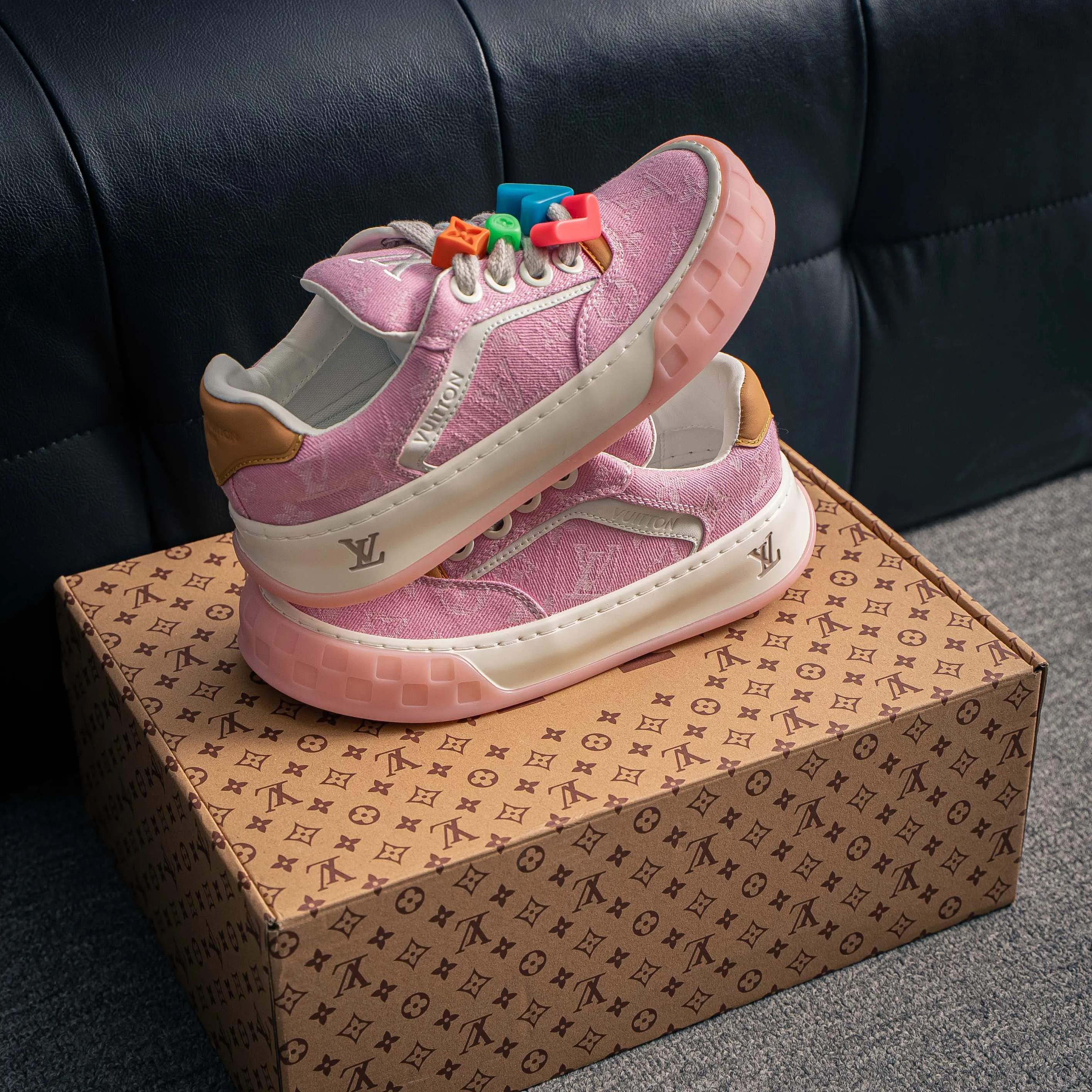 # Premium -- LOUIS VUITTON Tilted Series｜2026 LV Tilted Low Sneakers Series Low-Top Retro
